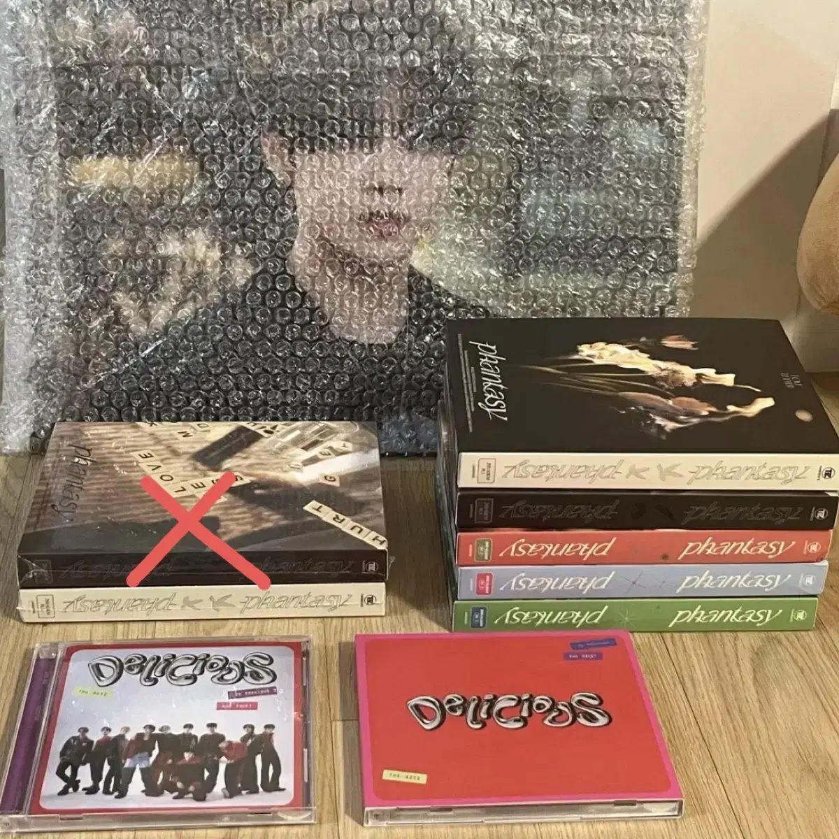 The Boyz unsealed album Fantasy Nectar Lip Gloss Delicious sangyeon Framed Sunwoo