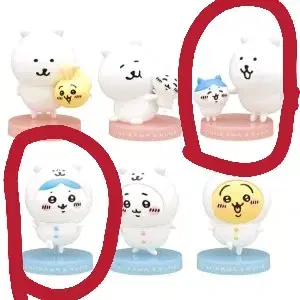 농담곰 치이카와 피규어 하치와레 세트