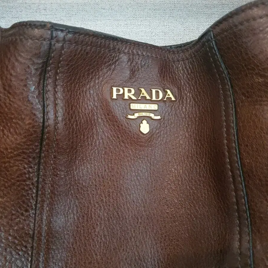 한국명품감정원 감정서 0 / 프라다 빈티지 숄더백 / PRADA 빅백 /