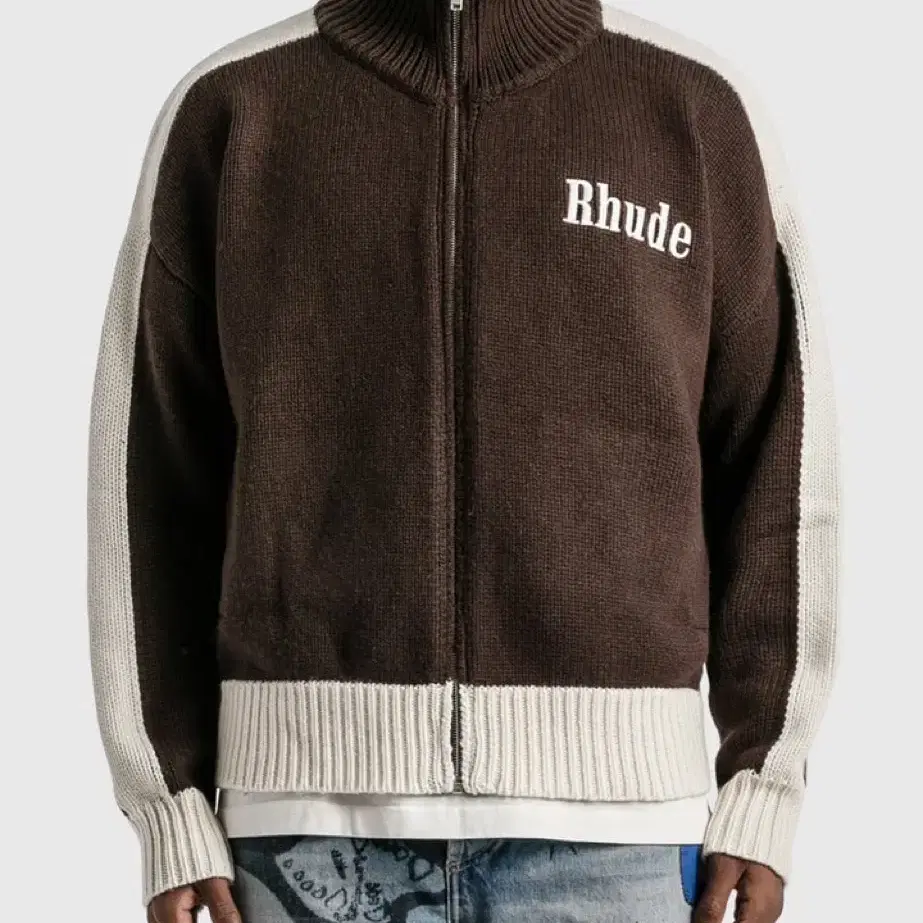 루드 rhude 니트 재킷