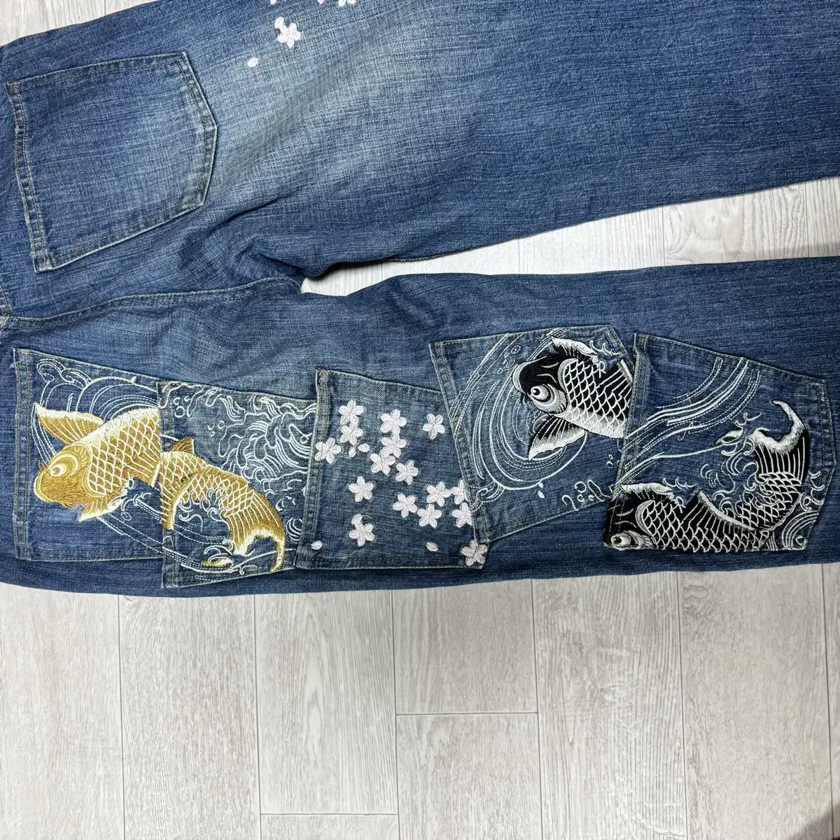 Karakuritamashi Embroidered Denim