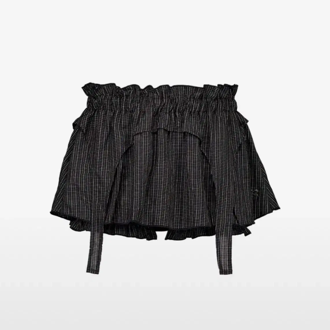 셋업이엑스이 GARTER BABY SKIRT PANTS