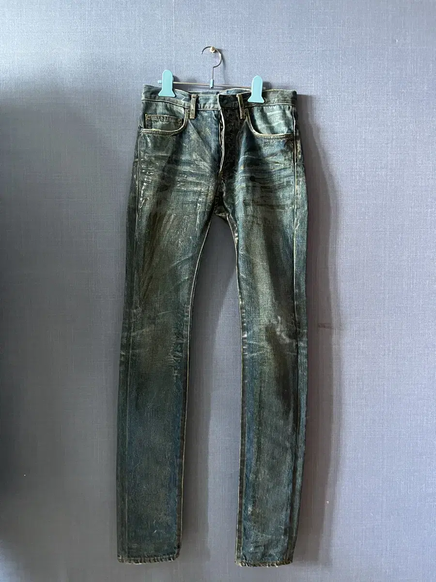 27 Dior Homme Waxed Denim