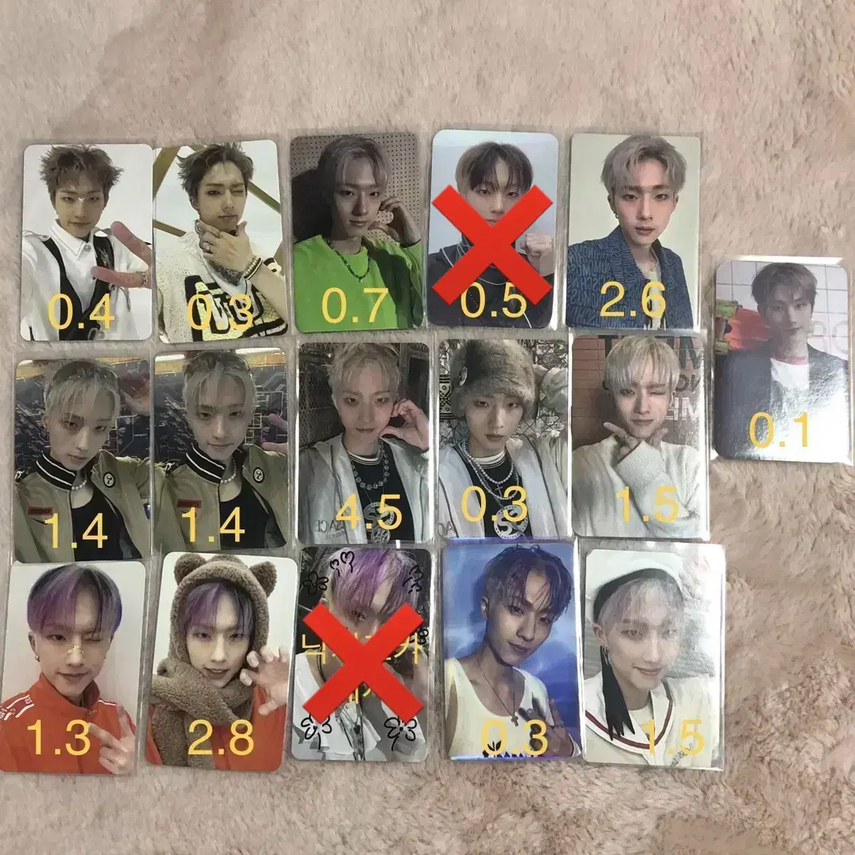 P1Harmony jiung photocard WTS