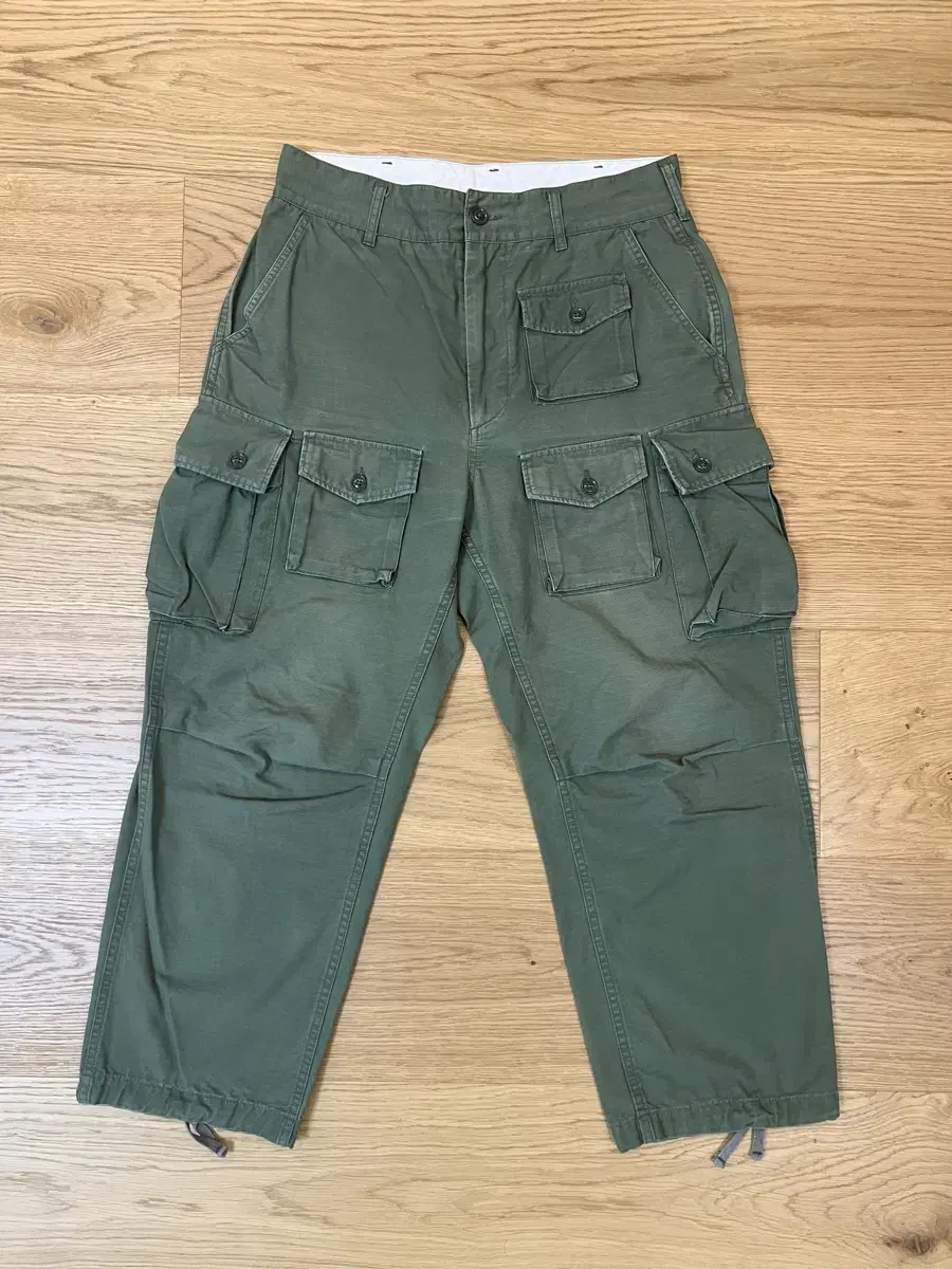 Engineeredgarments FA Trousers - Ripstop Olive size S