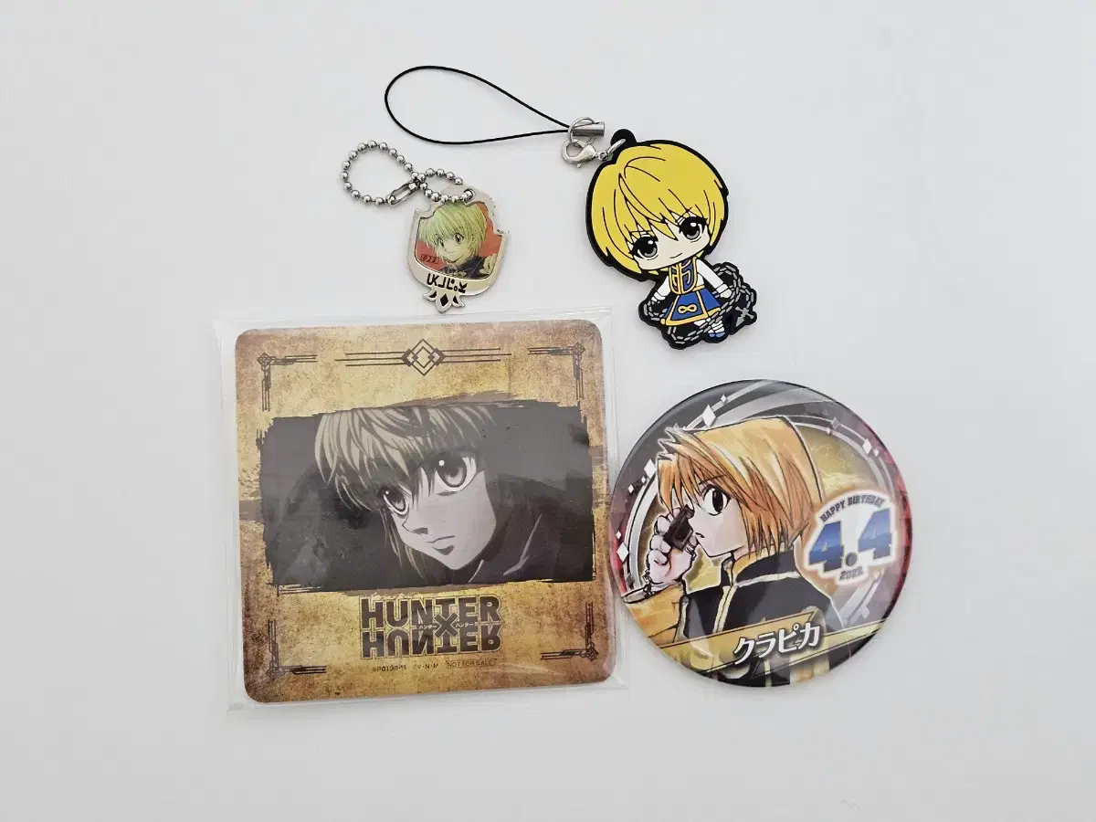 [Bulk]Hunter Hunter Krapika Can Badge, Rubber Strap, Metal Charm Keyring, Coaster