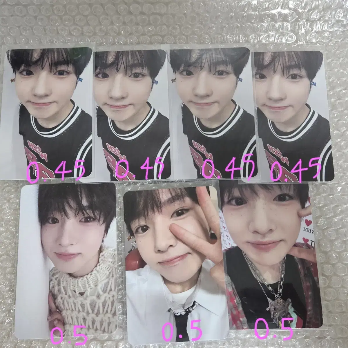 NCT wish photocard sells