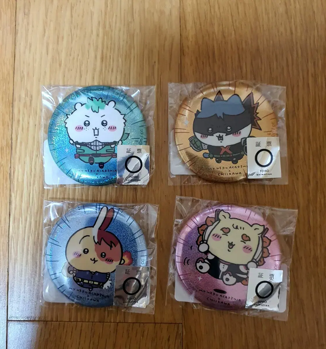 Bulk) Hiroaka Chiikawa Collab Canbadge