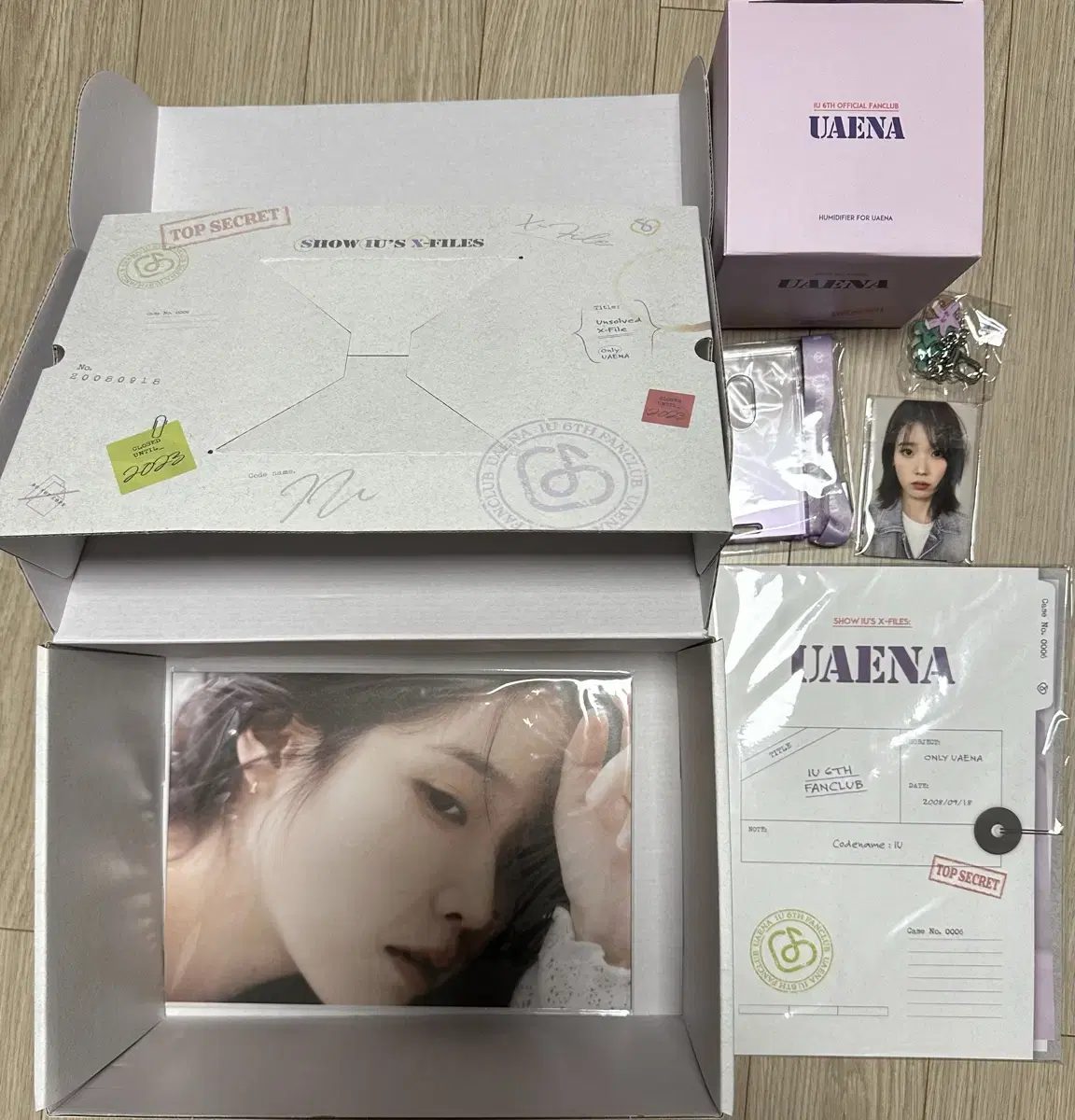 (Simply unsealed) iu Fan Club Yuana 6th Kit