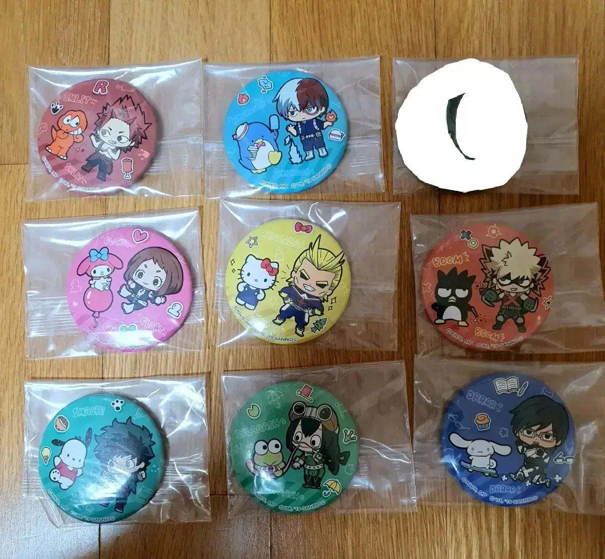 Bulk) Hiroaka Sanrio Collaboration Can Badge