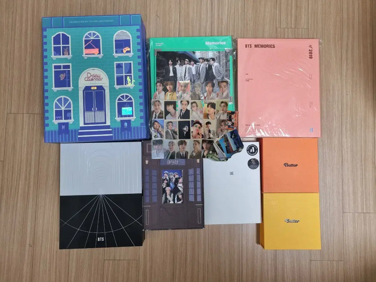 Bangtan photocard & DVD(Magic Shop, Memories...)&Album