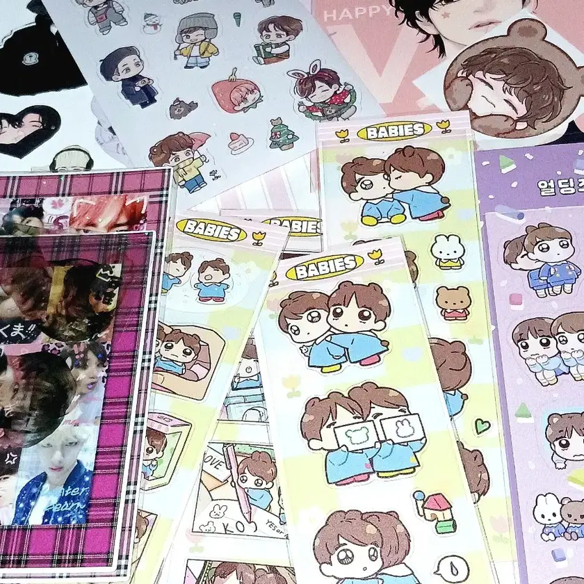 Pricedrop)KookbujungkookTaeyangGoodsstickerpurikurabulkWTS