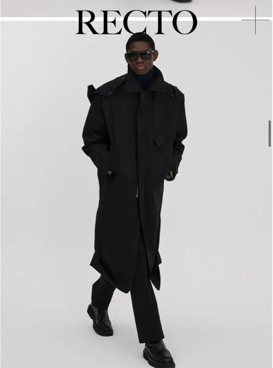 Recto oversized trench coat