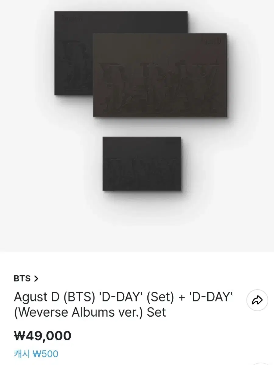 Yoon augustd D-day weverse album Version unsealed