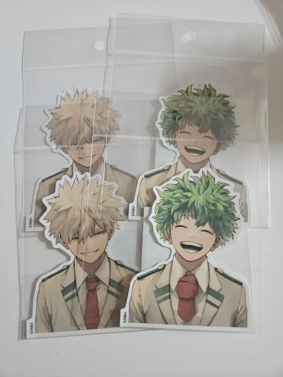 My Hero Academia Hiroaka Jump Shop Die Cut sticker (Midoriya + Bakugo)