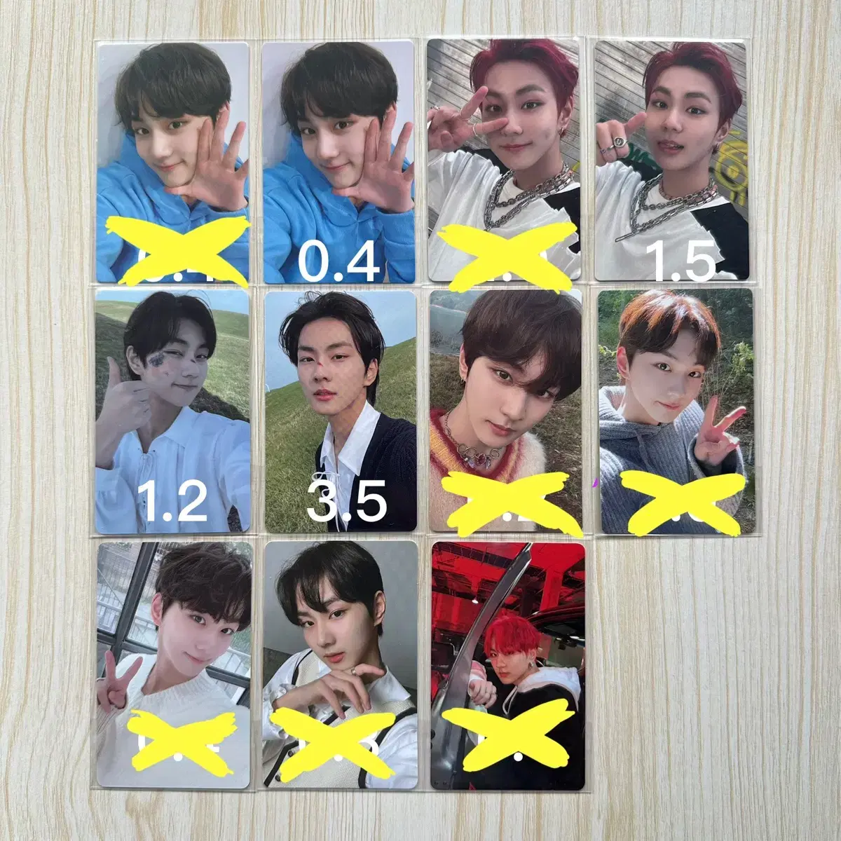 enhypen jungwon photocard wts