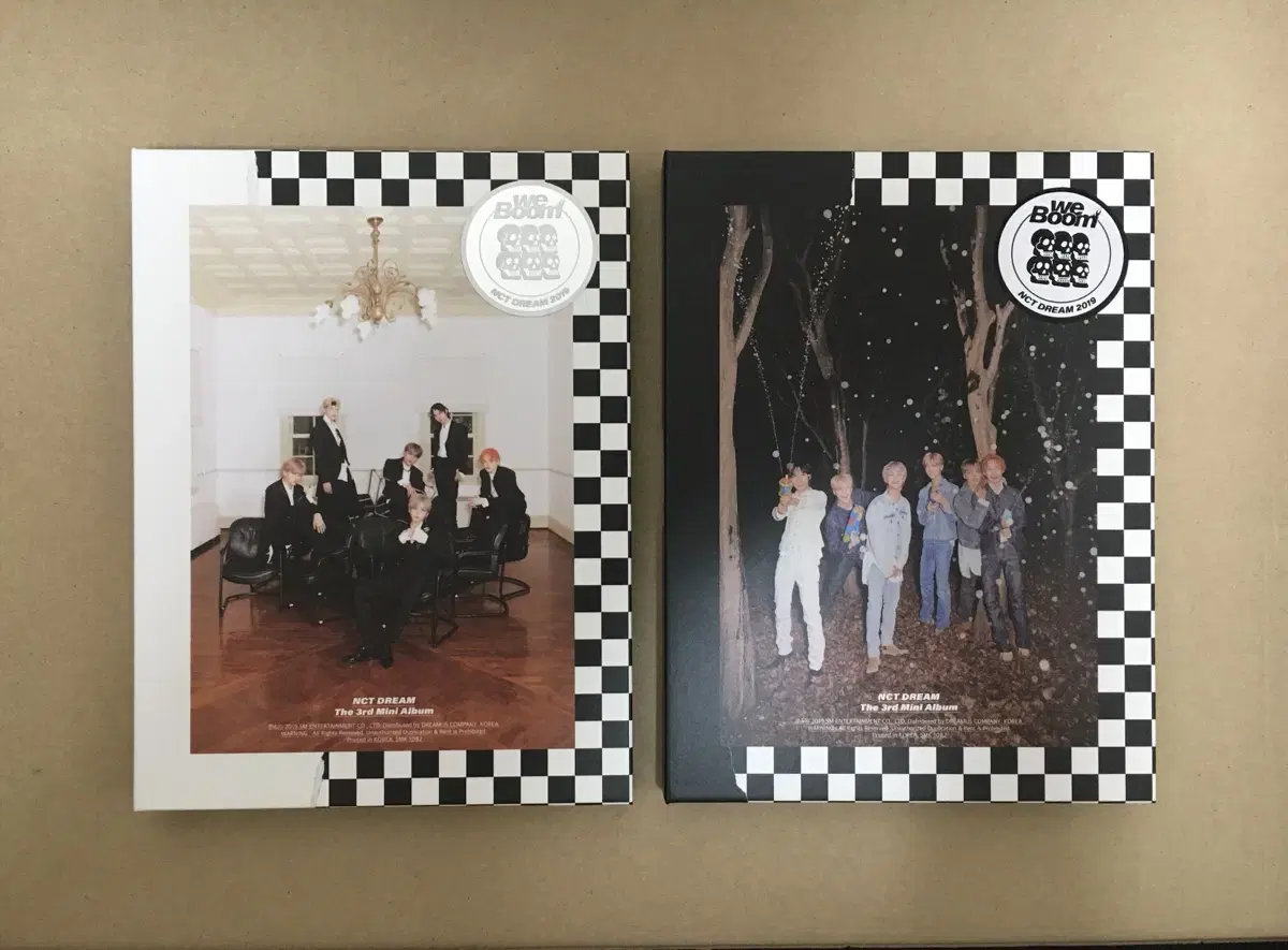 NCT DREAM unsealed album Wee Boom 2 CDs in bulk for scrap CD collection