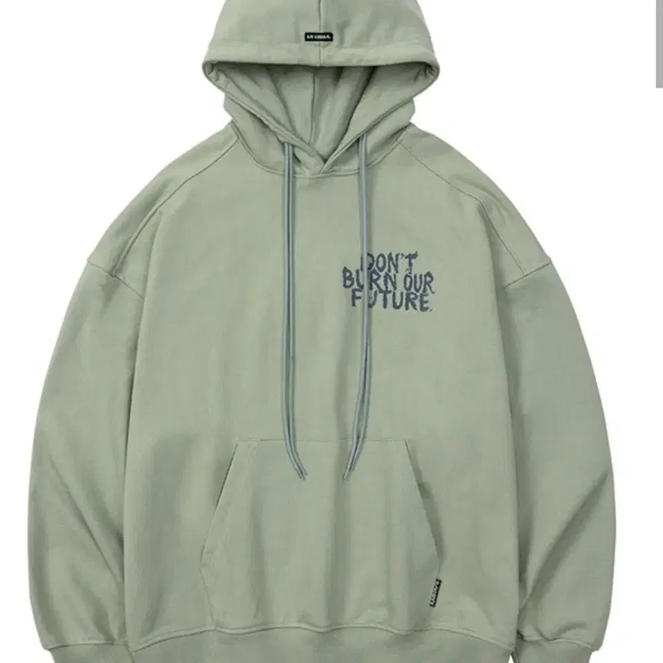 Oversized (19) Slogan Hoodie [MINT]