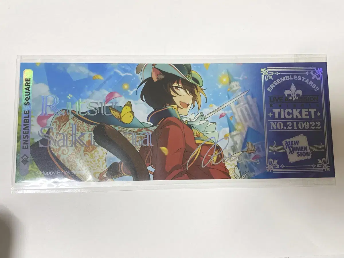 Unsealed) Anstar Sakuma Ritsu Live Ticket 2nd Sale Ensemble Stars