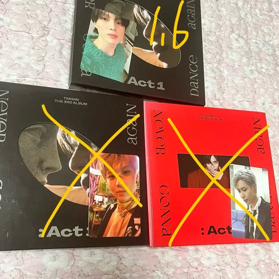 샤이니 태민 act1 액트원 앨범 포카 양도