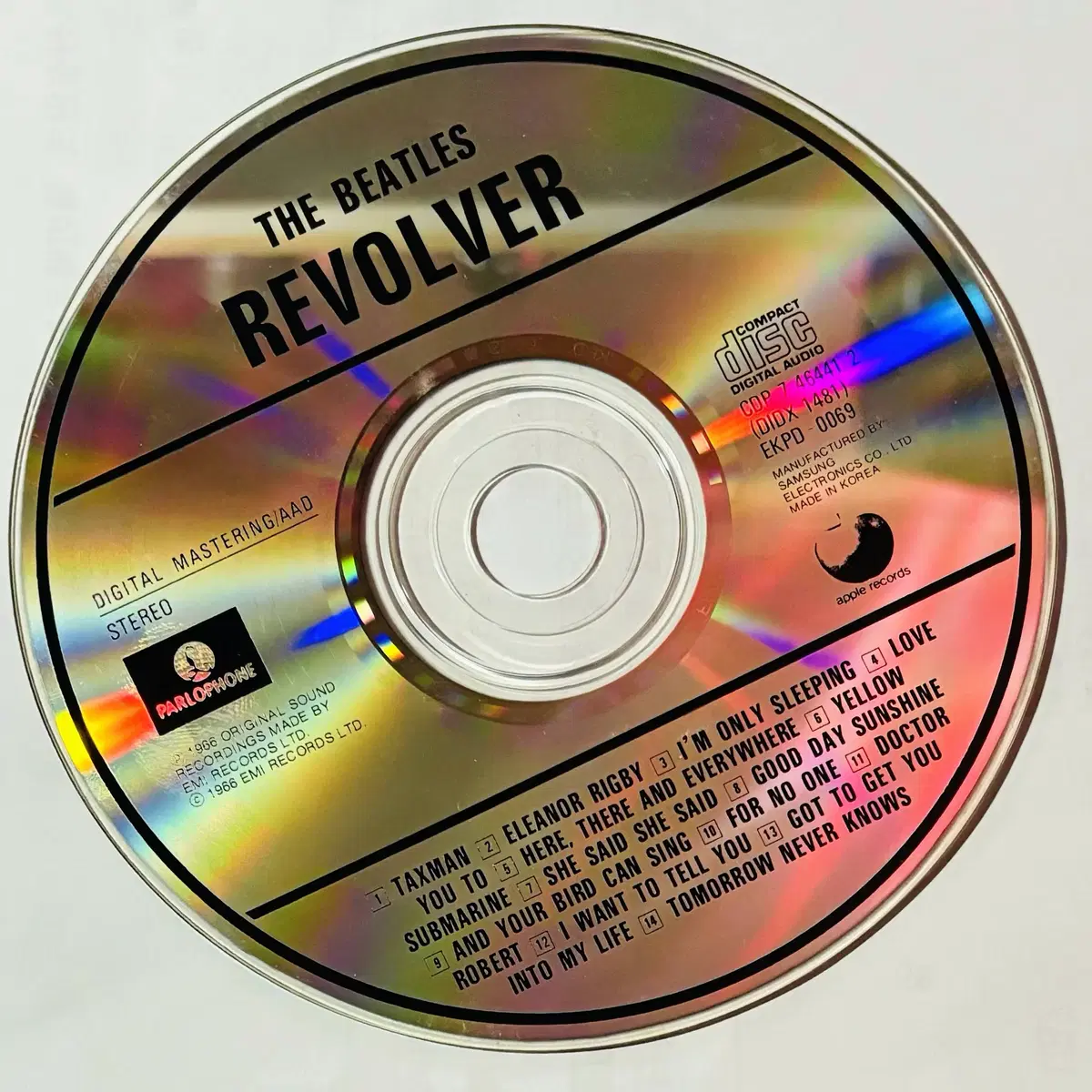 Beatles - Revolver (CD) 한국반 1990 NM-