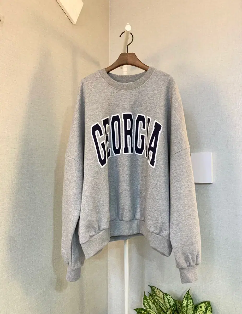 Brushed Overfit Grey Women's Sweatshirt Tops