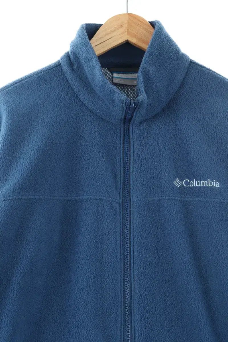 (XL) Columbia Zip-up Windbreaker Jacket bloo Fleece Hoodie-FD55