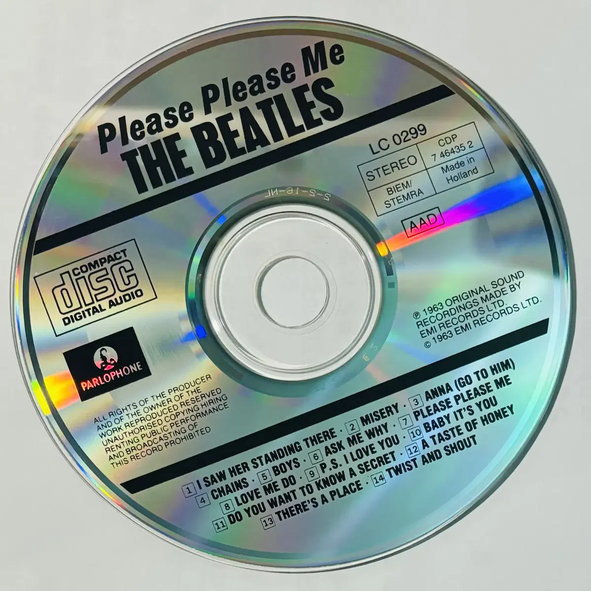 Beatles - Please Please Me(CD)유럽반1993민트급