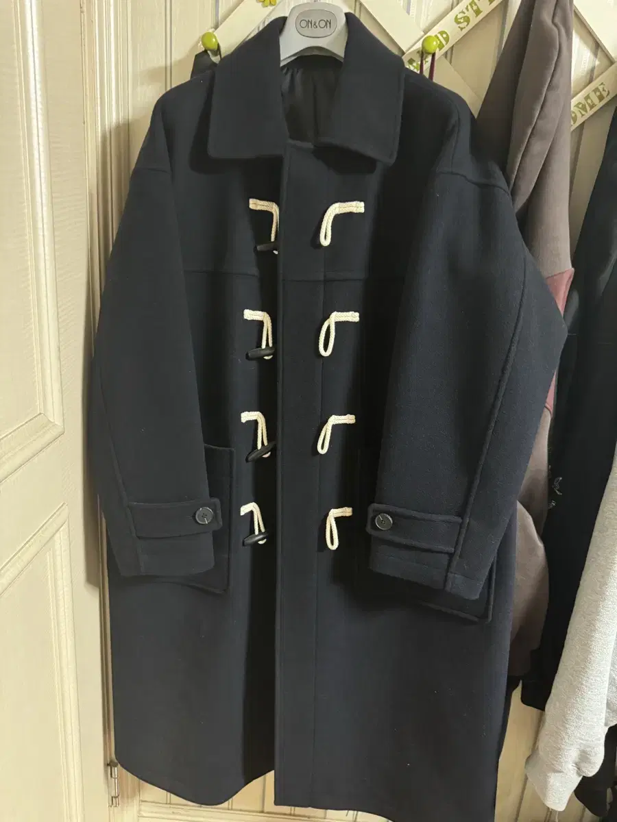 Keymuir Duffel Coat Navy L