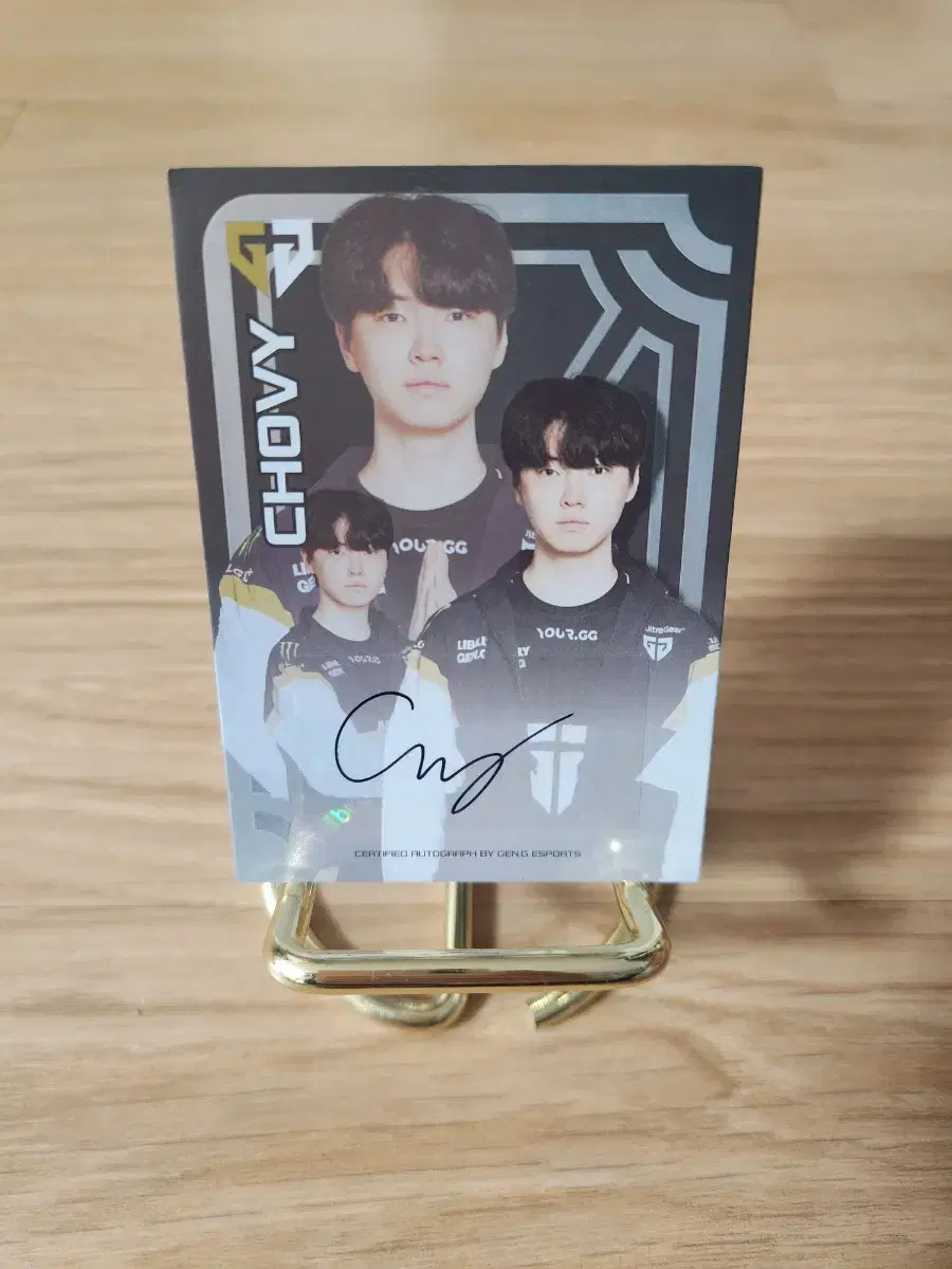 Xenji 60Limited Black Chobi Autographed Official Autocard~!