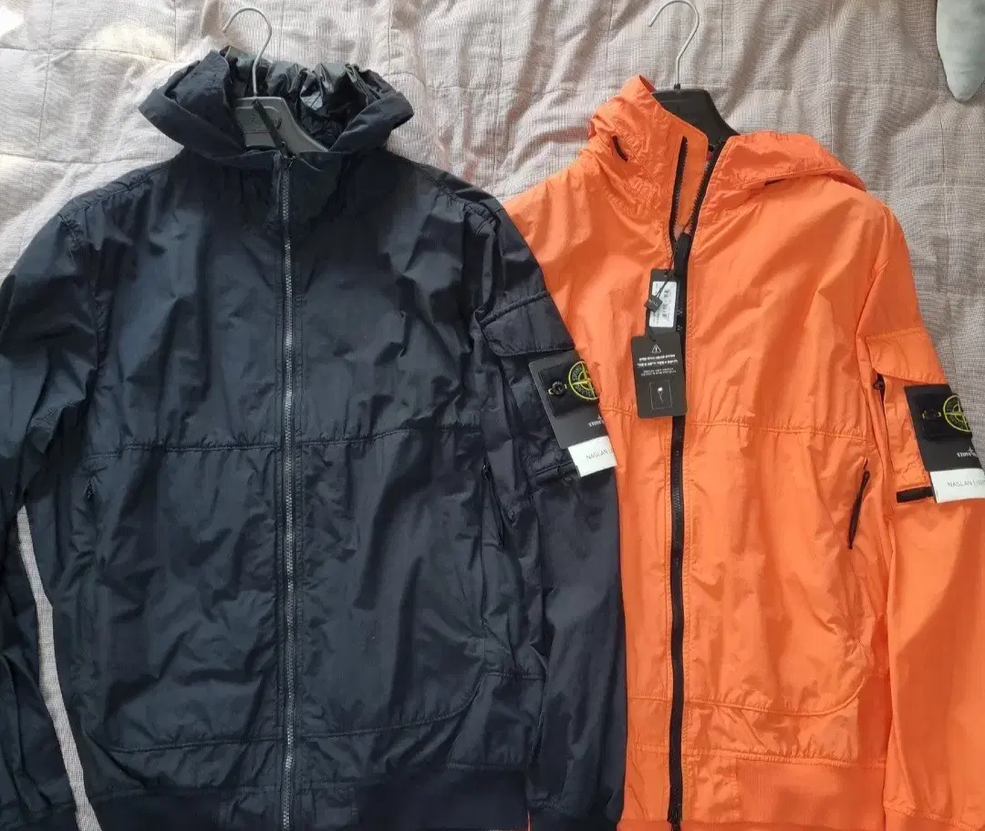 [L] Stone Island Naslan Watro Hooded Orange