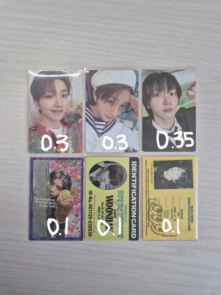 boynextdoor boynextdoor photocard wts sells