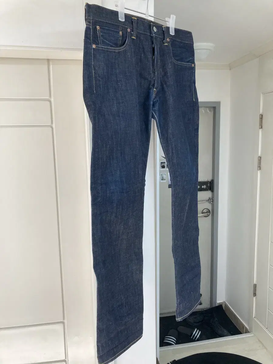 Rrl Straight Denim 33x32 Selvedge Jean