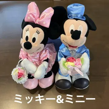미키&미니 봉제 인형 웨딩 전보