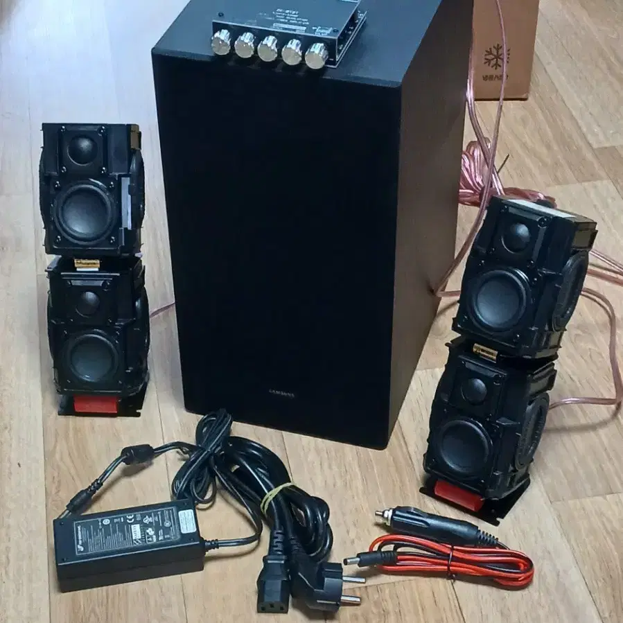 하만카돈 스피커유닛 직결/우퍼/50w+50w+100w 블루투스