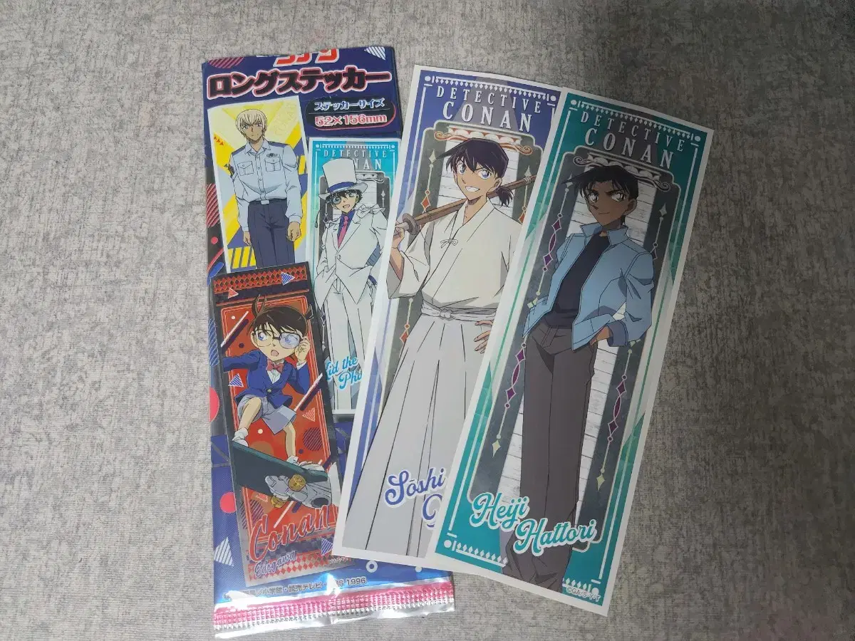 Detective Conan Long Stickers Okita Soshi, Hattori Heiji (Heinseong), Mori Kogoro