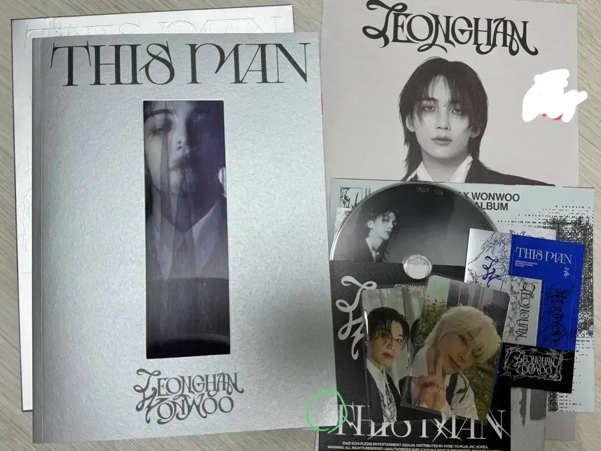 (Price drop)SEVENTEEN Jeonghan Wonwoo Disman unsealed album and photocard WTS