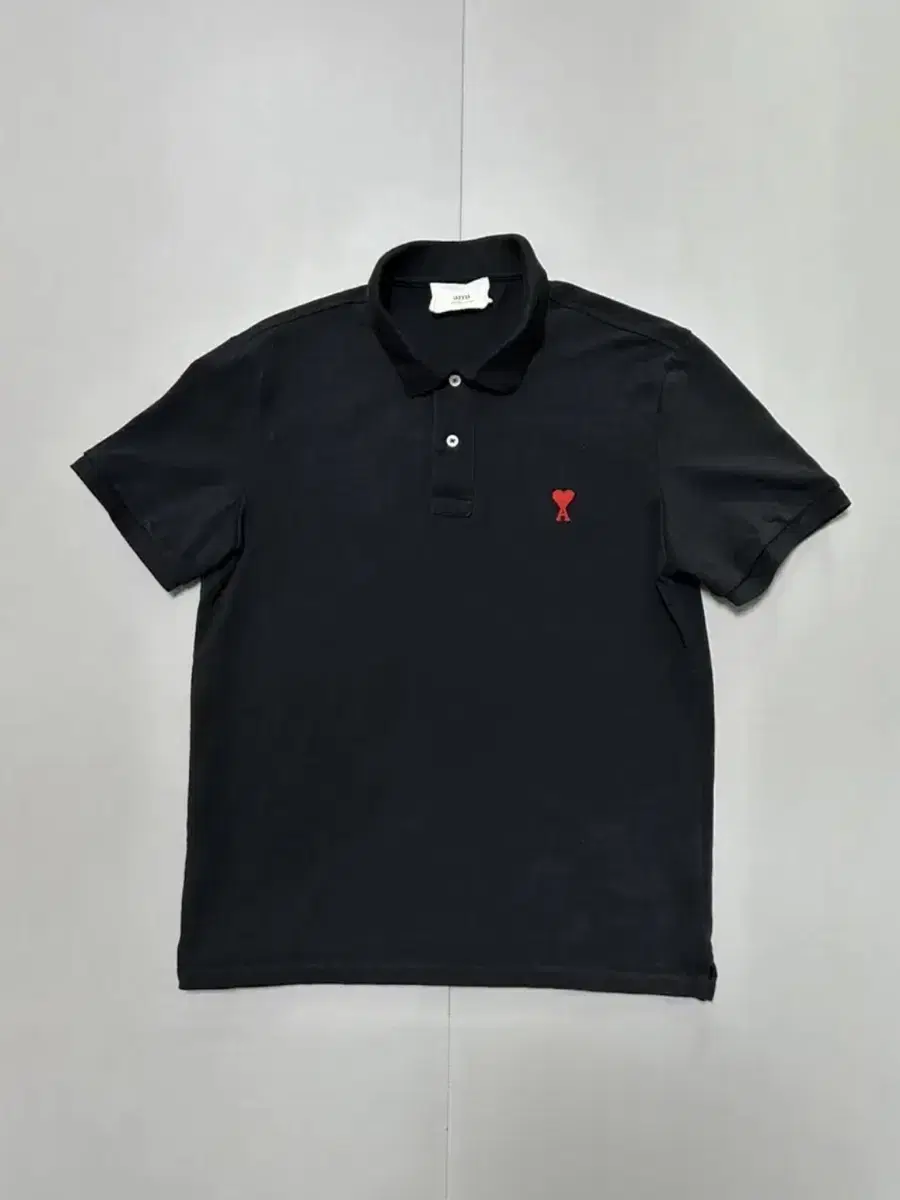 [M] Army Black Polo Tee