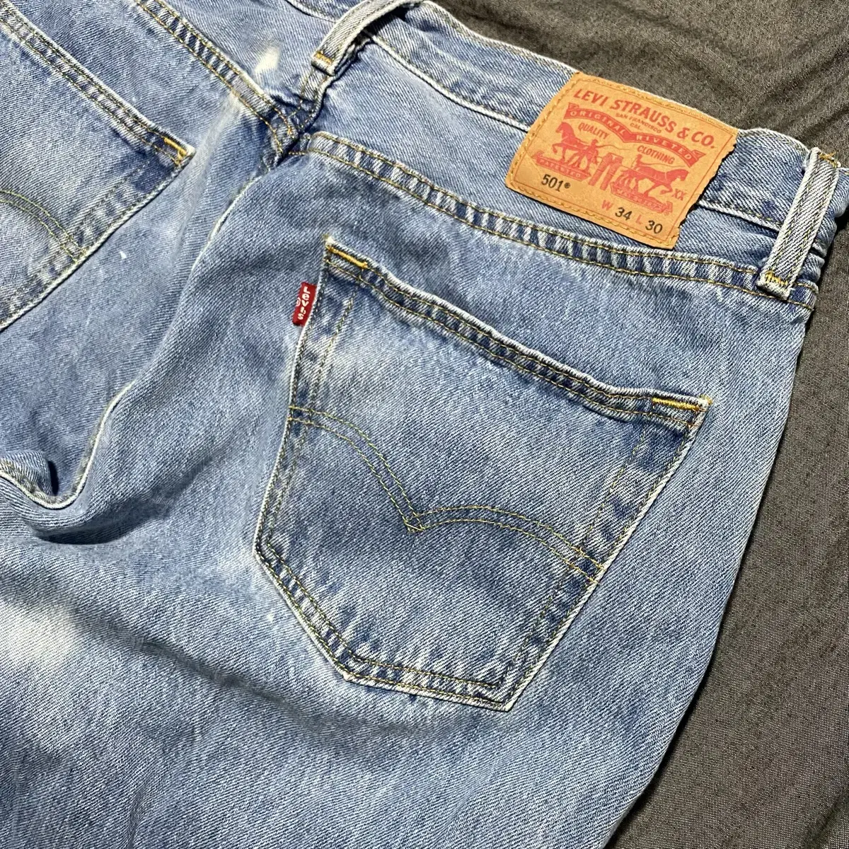 Levis 501 Denim Pants Sz 34X30