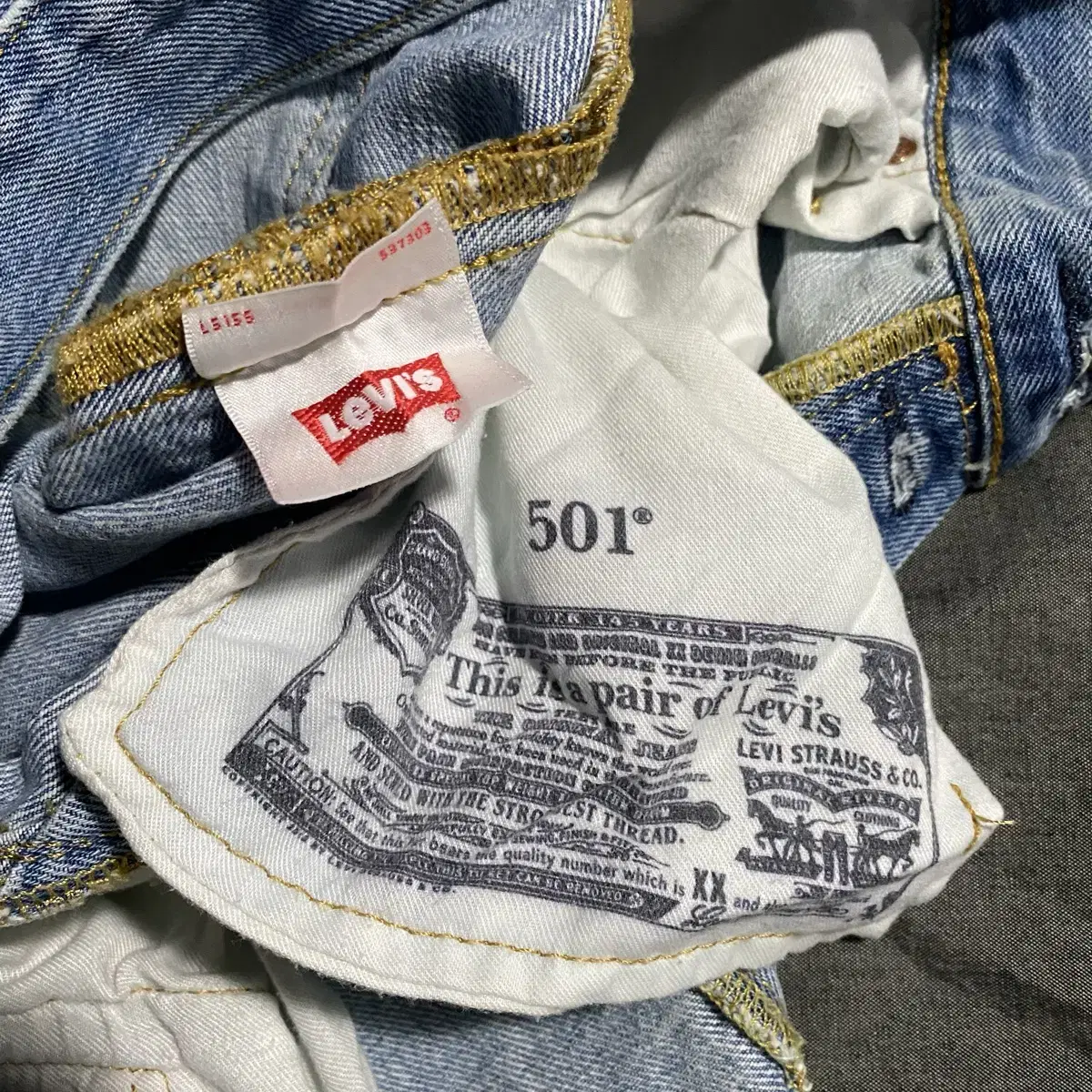 Levis 501 Denim Pants Sz 34X30