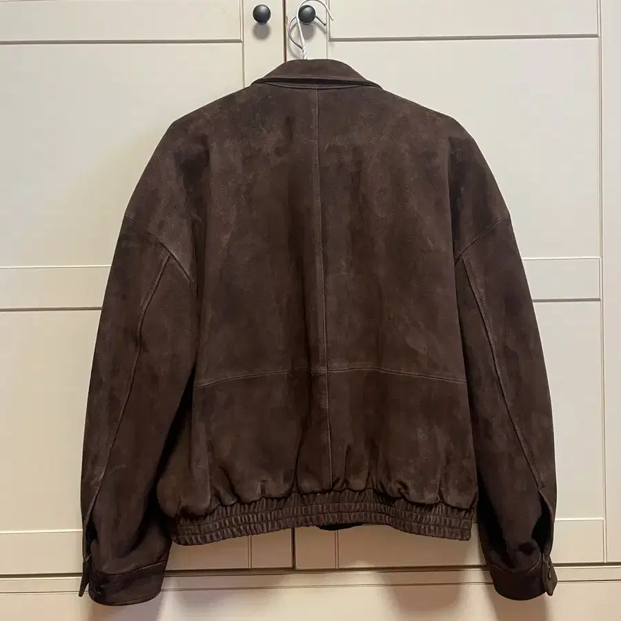 디애퍼처- 70S Suede Bomber Jacket Brown 여자 사