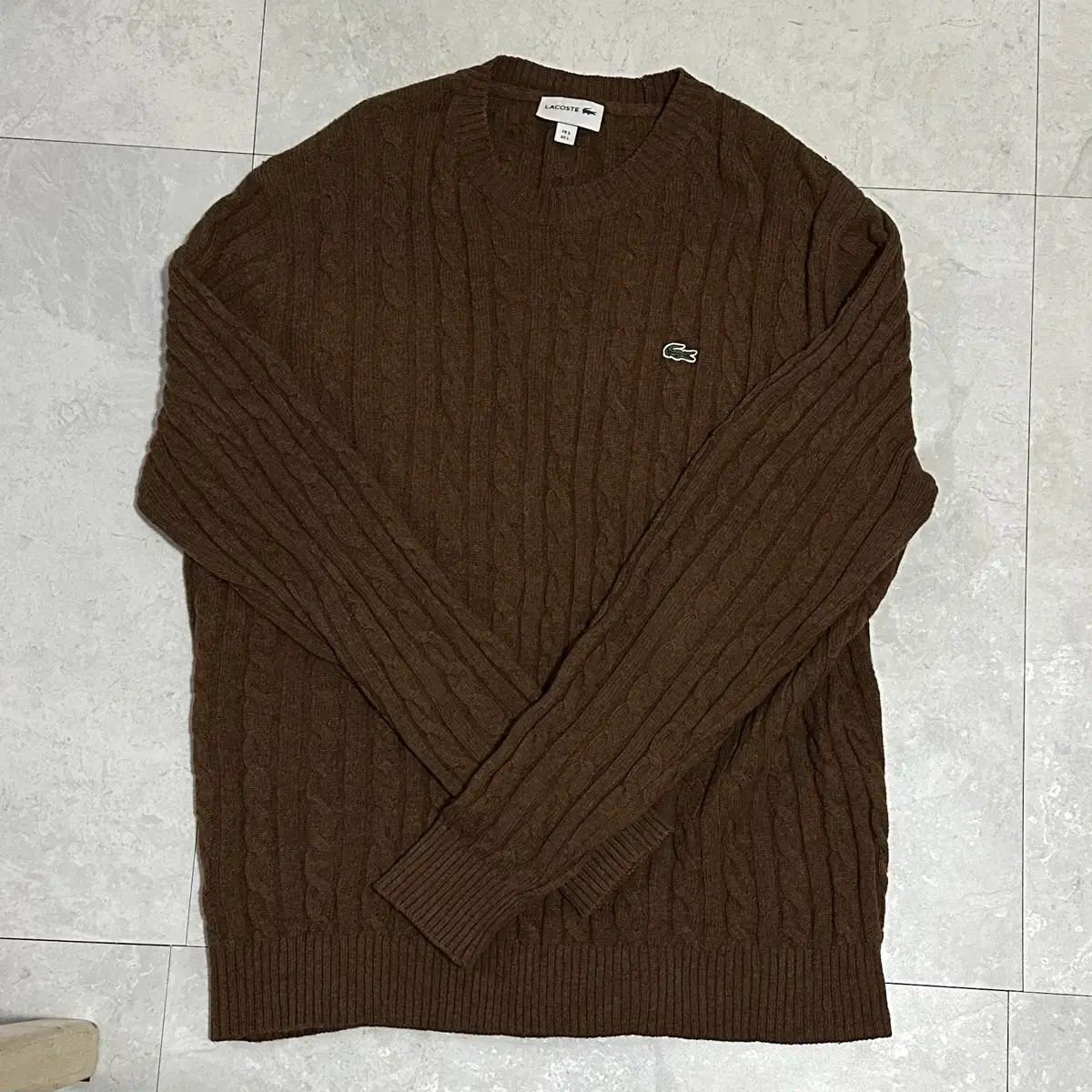 Lacoste brown knit