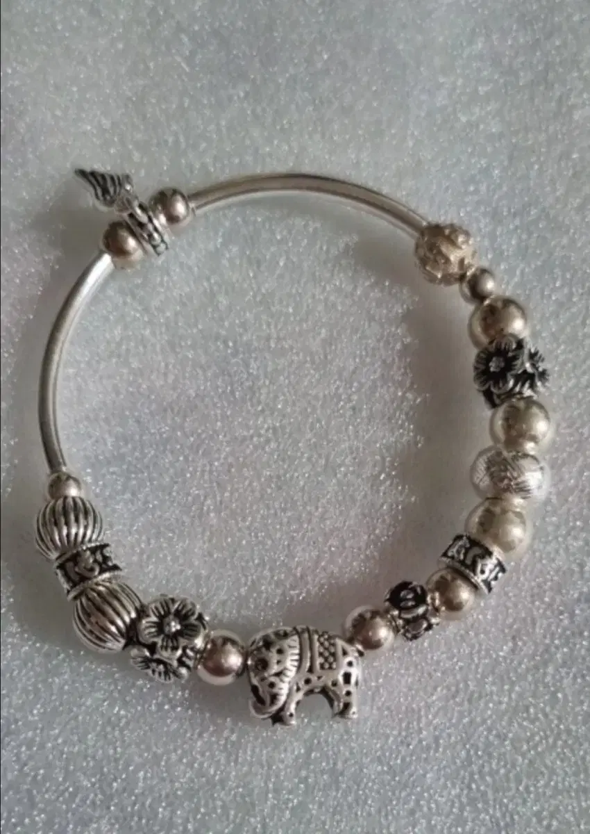 Pandora Style Silver Bracelet