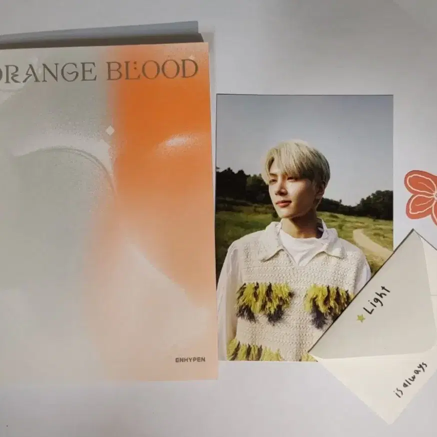 엔하이픈 orange blood 엔진 버전 set