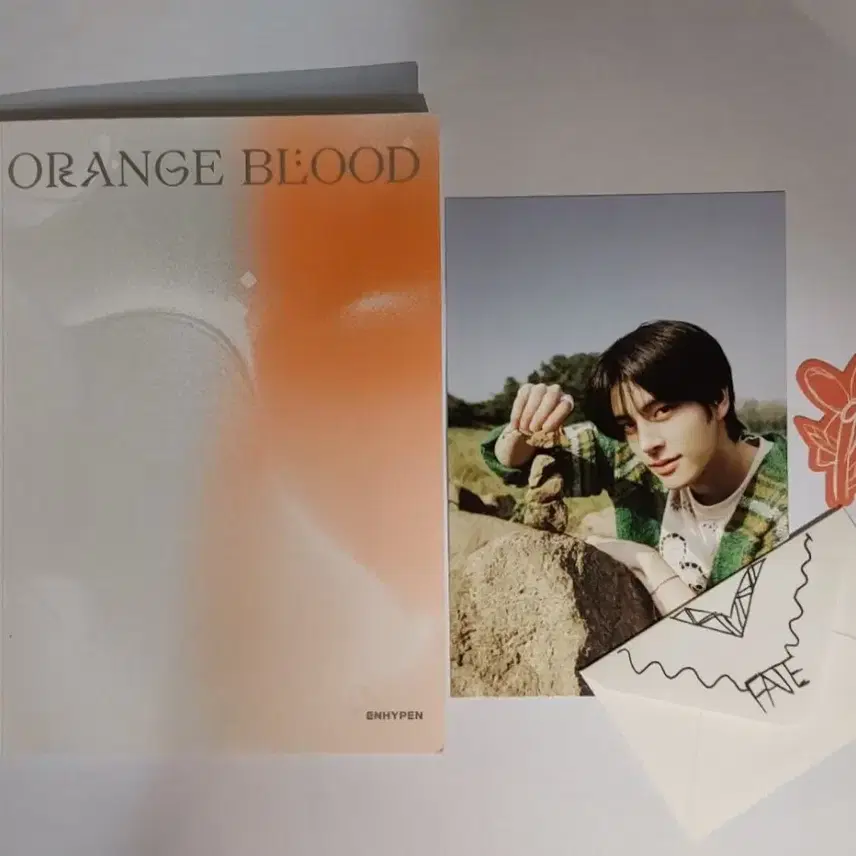 엔하이픈 orange blood 엔진 버전 set