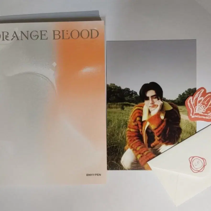 엔하이픈 orange blood 엔진 버전 set