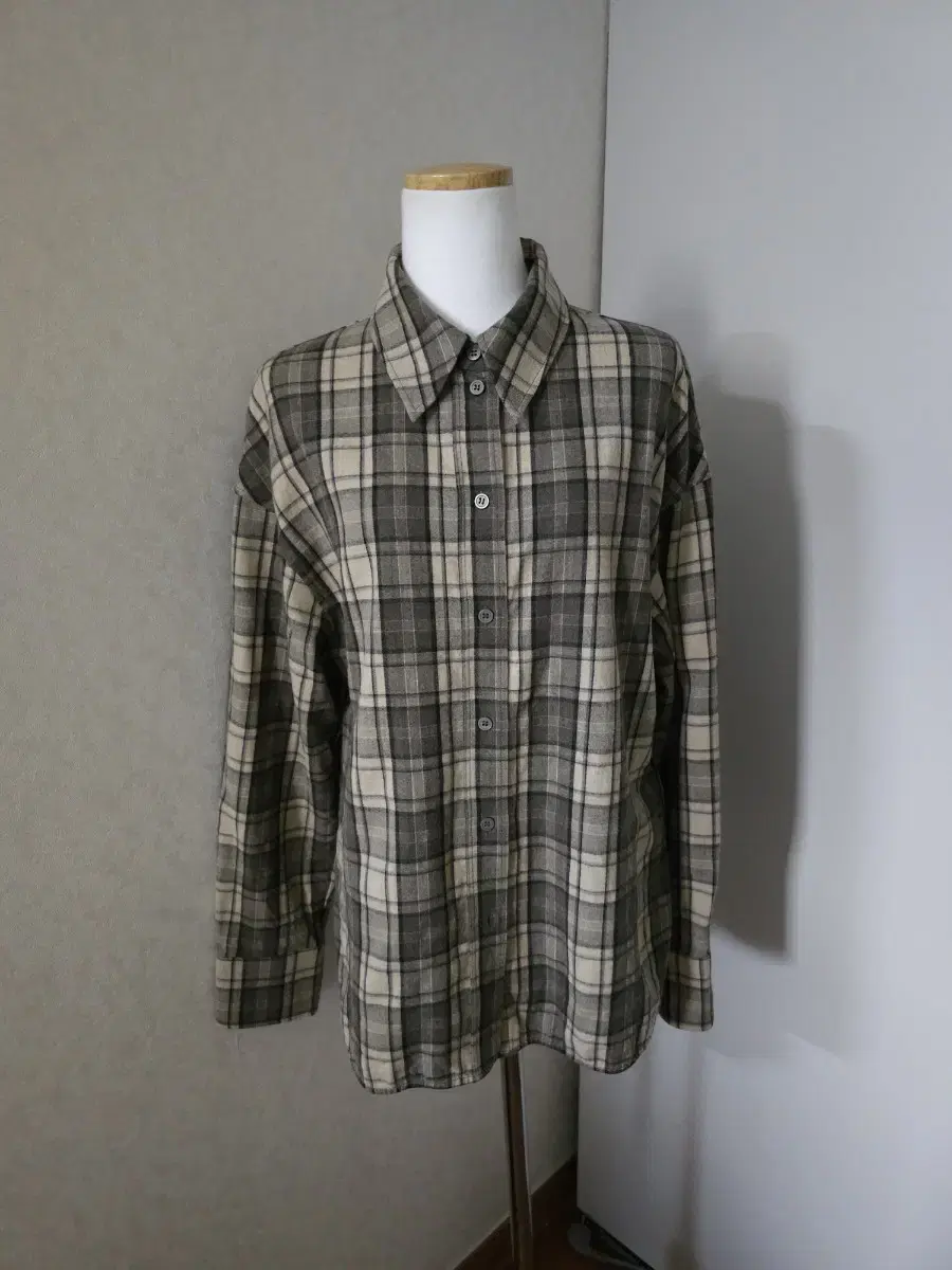 COS Course Wool Check Shirt