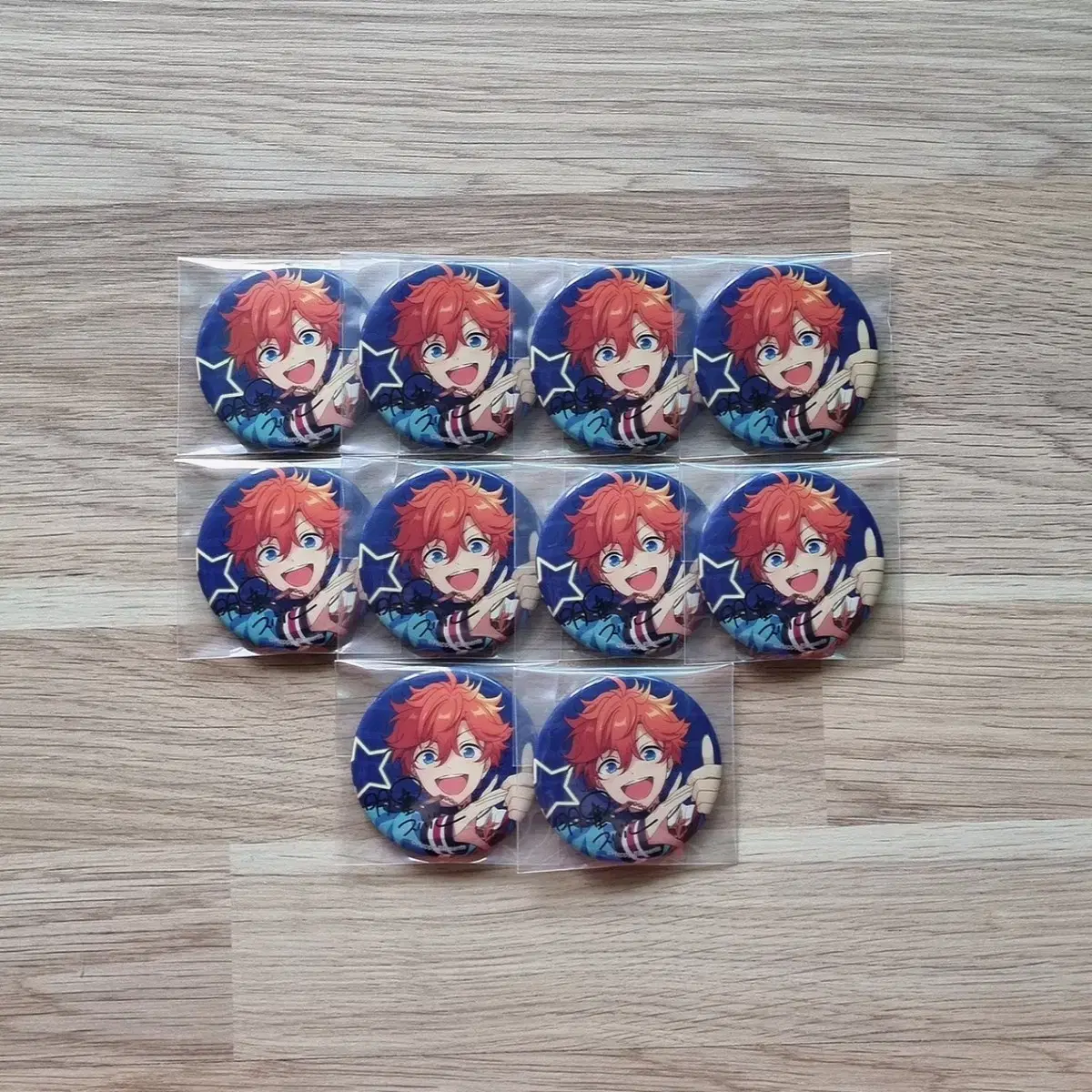 Individualized) 10 Anstar Akehoshi Subaru 7th Anniversary Can Badges