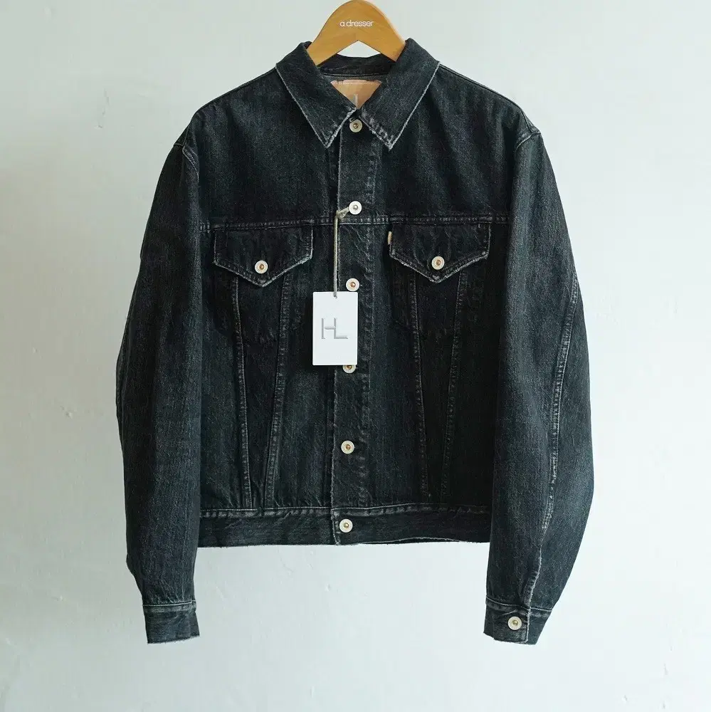 Herrick Denim Jacket Black Vintage Size 2 New