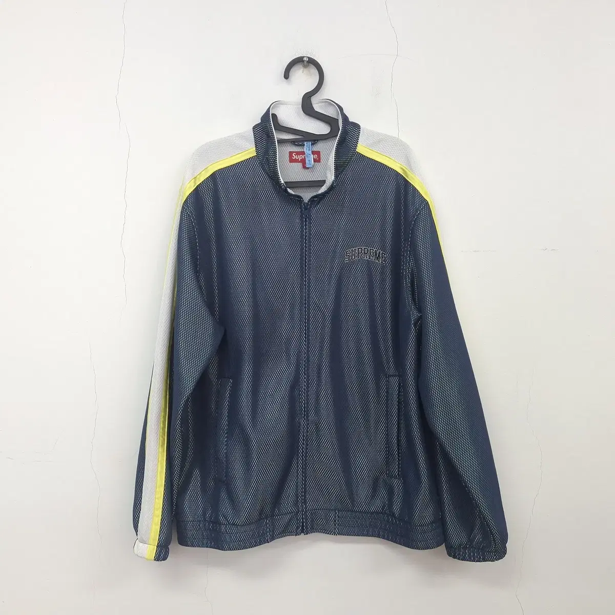 Supreme 18 Bonded Mesh Track Jacket Navy L ConditionGood